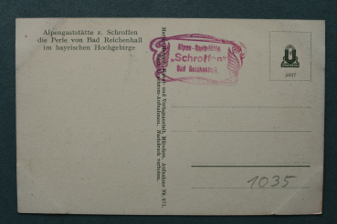 AK Bad Reichenhall / 1940-1960 / Alpengaststätte zum Schroffen
